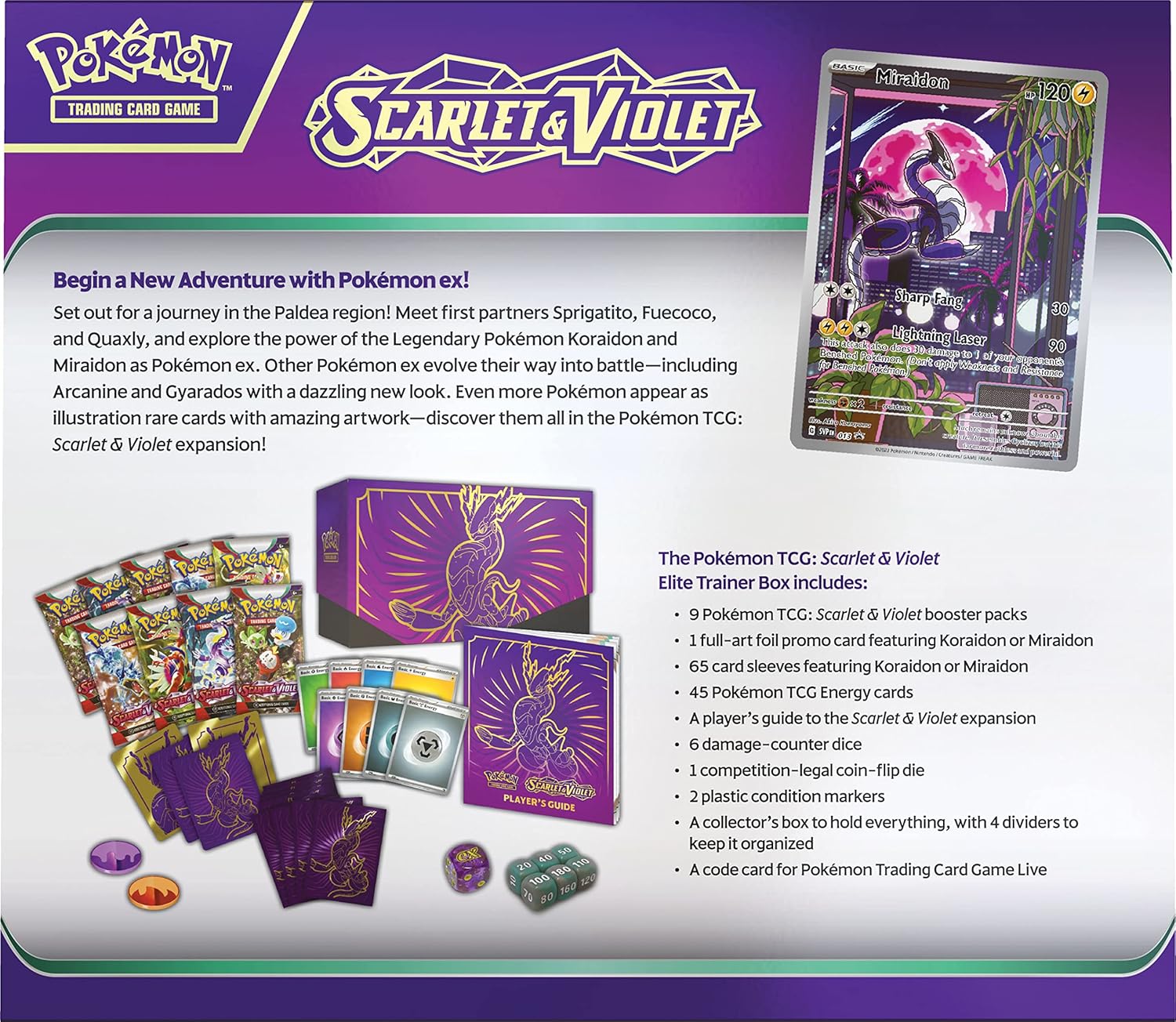 Pokémon TCG: Scarlet and Violet Elite Trainer Box - Image 7